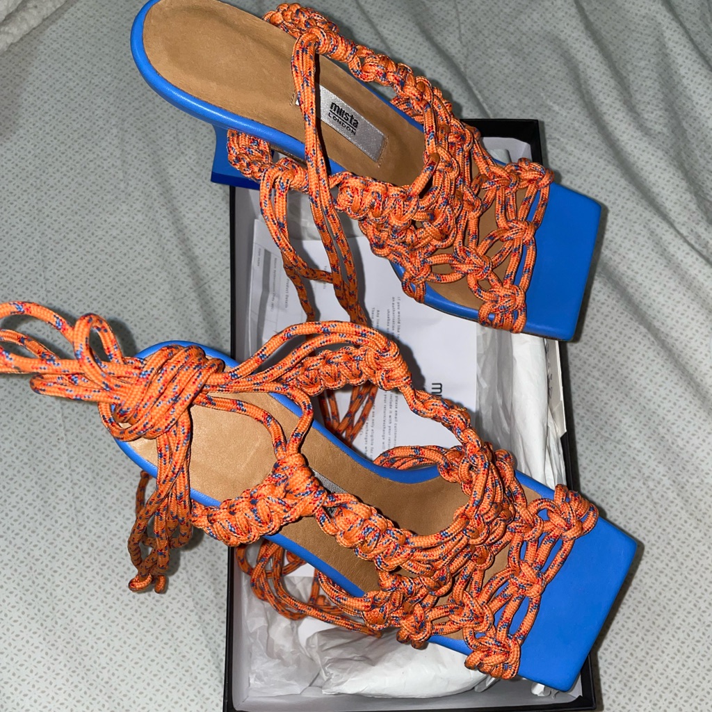 Brand New Never Worn Lace Up Sandals